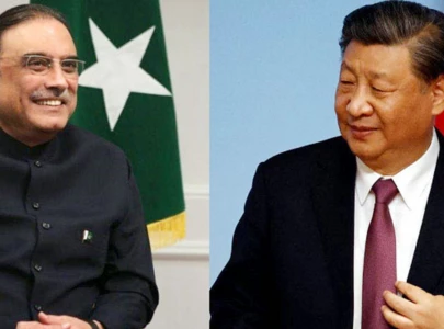 president zardari thanks xi jinping for strengthening pak china ties