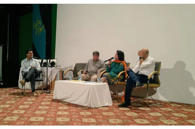 the panellists included playwright asghar nadeem syed national college of arts nca lecturer shahpara salim and post production expert sohail azaad photo twitter the panellists included playwright asghar nadeem syed national college of arts nca lecturer shahpara salim and post production expert sohail azaad photo twitter