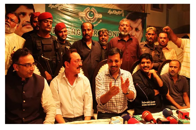 mustafa kamal addressing a press conference with his party members at hyderabad office photo online mustafa kamal addressing a press conference with his party members at hyderabad office photo online