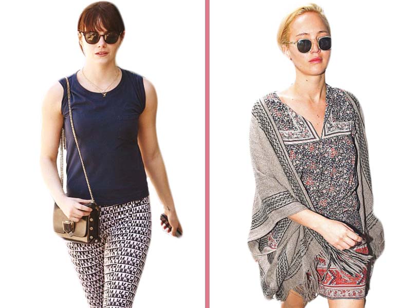 celeb sightings of the week laid back with lots of pattern