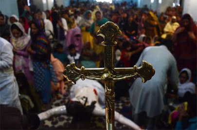 before easter christians in city observe good friday before easter christians in city observe good friday