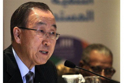 un chief says time to stop violence in middle east