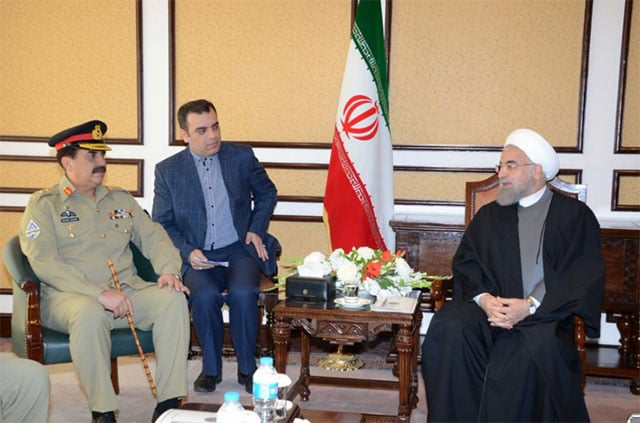 hassan rouhani lauds 039 phenomenal achievements 039 of pakistan army photo twitter asim bajwa