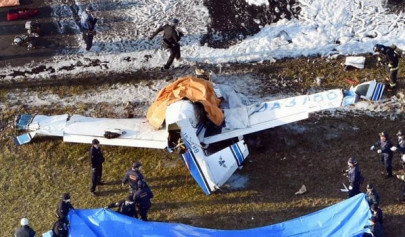 four killed in plane crash at western japan airport four killed in plane crash at western japan airport