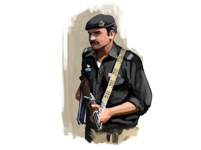 razaabad sho arrested constable hammad and registered a case against him illustration jamal khurshid