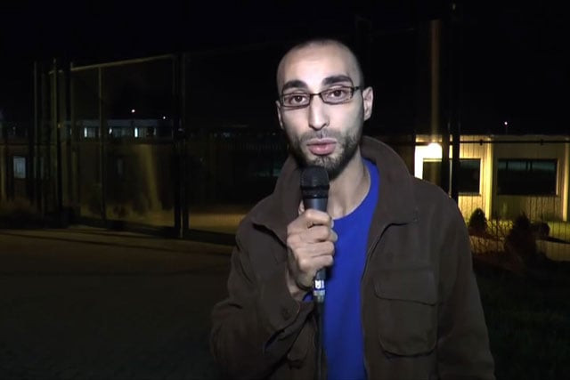 in this image grab taken from a video on march 26 2016 shows faycal cheffou one of the main suspects of the brussels attacks speaking in a video posted on youtube in 2014 in which he calls himself an independent journalist demanding the authorities respect the rights of asylum seekers photo afp in this image grab taken from a video on march 26 2016 shows faycal cheffou one of the main suspects of the brussels attacks speaking in a video posted on youtube in 2014 in which he calls himself an independent journalist demanding the authorities respect the rights of asylum seekers photo afp