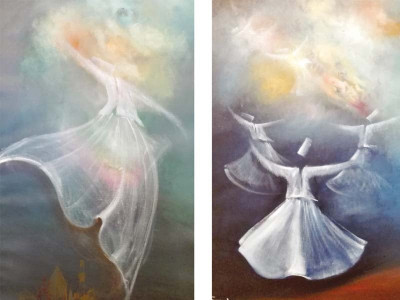 sufism expressing rumi s thought by painting whirling dervishes sufism expressing rumi s thought by painting whirling dervishes