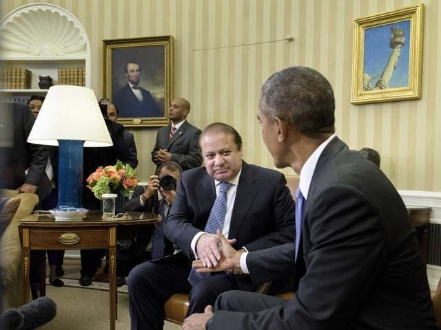 prime minister nawaz sharif and us president barack obama shake hands before a meeting in the oval office of the white house october 22 2015 in washington dc photo afp prime minister nawaz sharif and us president barack obama shake hands before a meeting in the oval office of the white house october 22 2015 in washington dc photo afp
