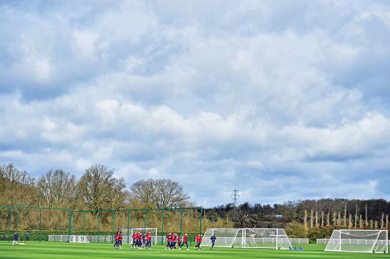 england players train ahead of their friendly clash with the netherlands photo afp