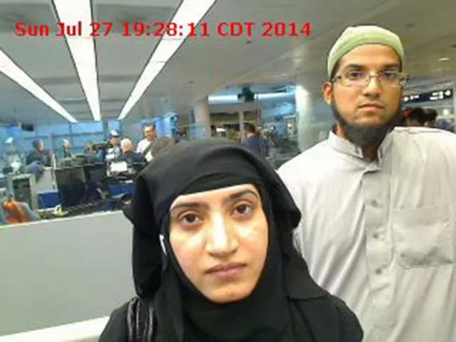 tashfeen malik l and syed farook are pictured passing through chicago 039 s o 039 hare international airport in this july 27 2014 handout photo obtained by reuters december 8 2015 photo reuters tashfeen malik l and syed farook are pictured passing through chicago 039 s o 039 hare international airport in this july 27 2014 handout photo obtained by reuters december 8 2015 photo reuters