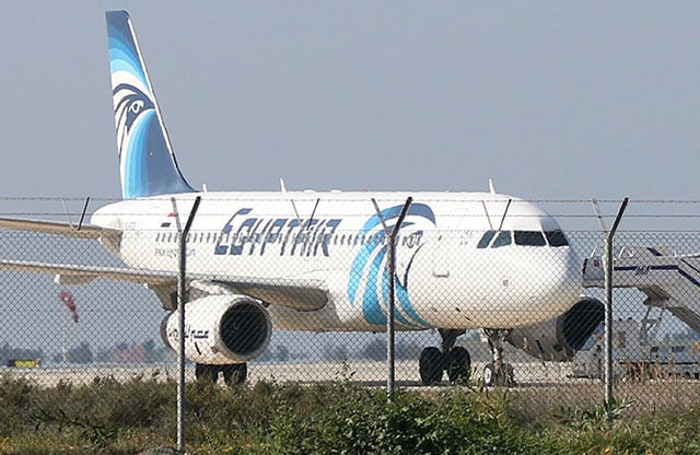 the hijacker has just been arrested quot cypriot government spokesperson nicos christodoulides said on twitter photo afp the hijacker has just been arrested quot cypriot government spokesperson nicos christodoulides said on twitter photo afp