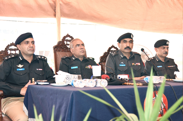 the first darbar of the dolphin force was held on tuesday at qila gujjar singh police lines photo online