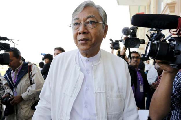 htin kyaw is a close aide of aung san suu kyi who is barred from the presidency herself photo reuters