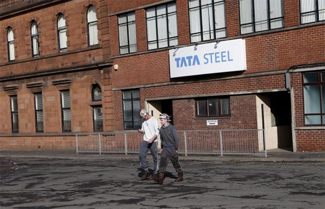 tata steel bought anglo dutch steelmaker corus in 2007 and has since struggled to turn the giant around photo reuters