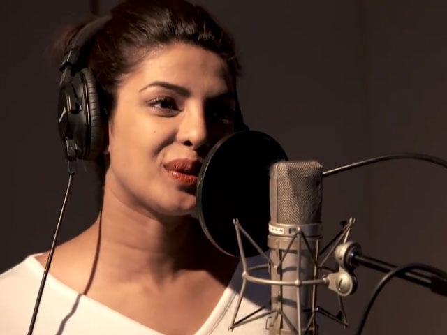 watch priyanka record her voice for kaa and talk about jungle book photo screengrab