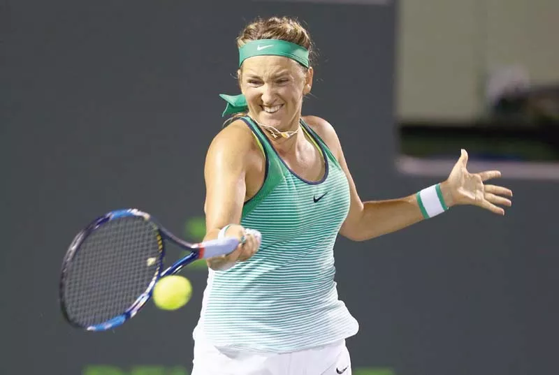 former world number one victoria azarenka progressed to the second straight hard court final at the miami open after winning the indian wells title last month photo afp former world number one victoria azarenka progressed to the second straight hard court final at the miami open after winning the indian wells title last month photo afp