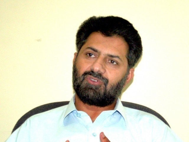 cabinet committee chairman and minister for local government inayatullah khan photo iqbal haider express