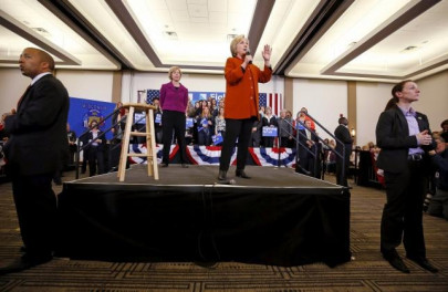 clinton sanders audition for role as anti trump candidate