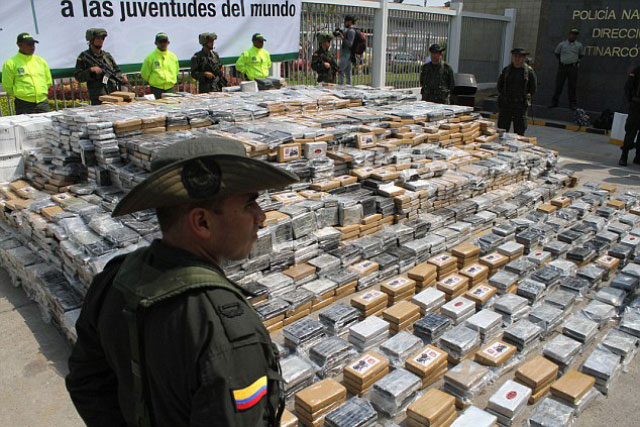 investigators said that a drug trafficking network was stockpiling the cocaine to eventually ship it aboard the torpedo craft to central america photo ap