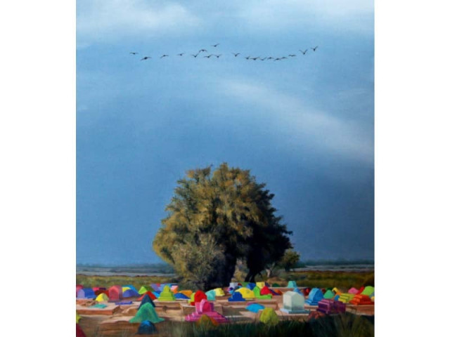the artists explored the same theme but used very different techniques and concepts photos courtesy full circle gallery the artists explored the same theme but used very different techniques and concepts photos courtesy full circle gallery