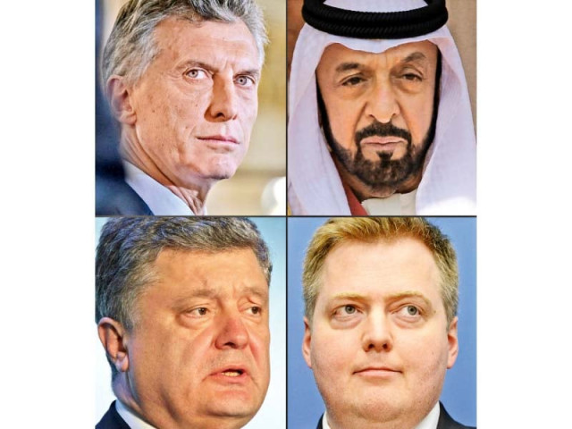 saudi king salman bin abdulaziz emirati president sheikh khalifa bin zayed al nahayan ukraine president petro poroshenko and iceland pm sigmundur david gunnlaugss photo file saudi king salman bin abdulaziz emirati president sheikh khalifa bin zayed al nahayan ukraine president petro poroshenko and iceland pm sigmundur david gunnlaugss photo file