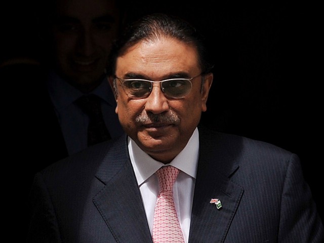 asif zardari photo express file