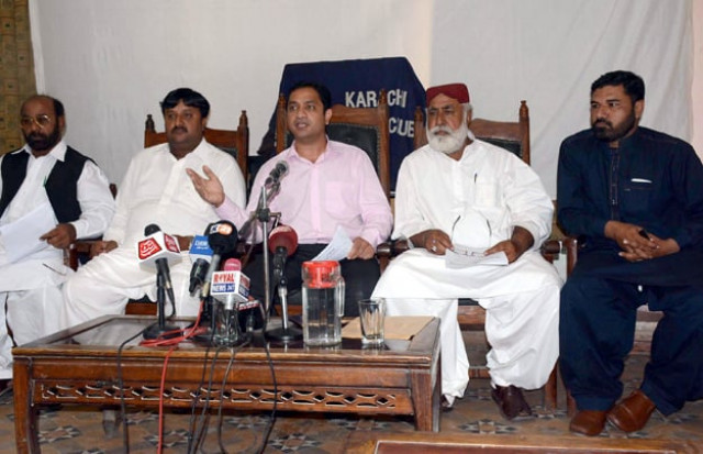 speaking to the media at the karachi press club after a meeting with members of sindh air conditioned bus owners association pti mpa khurram sher zaman photo express speaking to the media at the karachi press club after a meeting with members of sindh air conditioned bus owners association pti mpa khurram sher zaman photo express