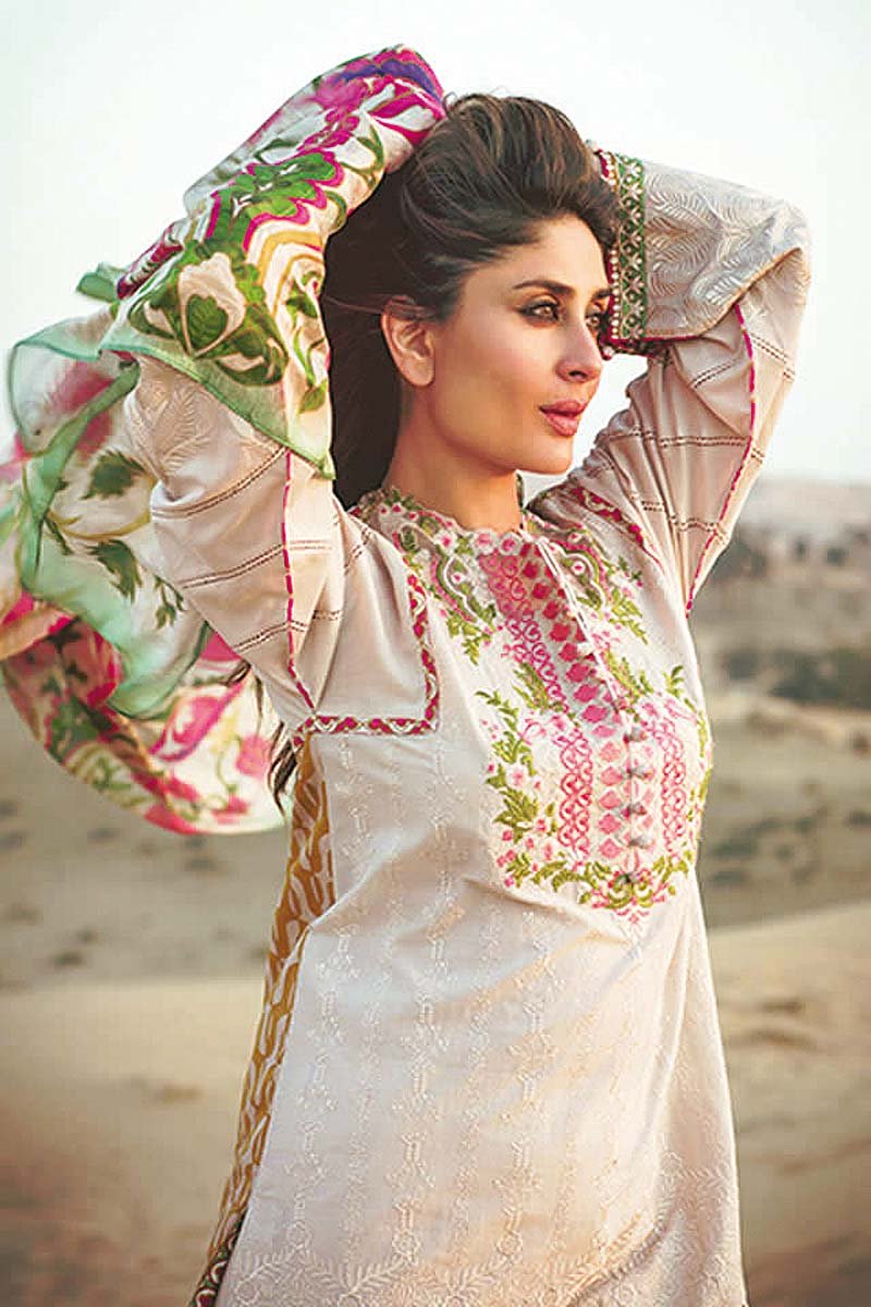bollywood beauty kareena kapoor is the face of manan s latest lawn collection photo publicity