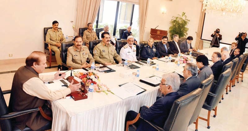 pm nawaz sharif chairs the meeting of the national security committee in islamabad photo ppi