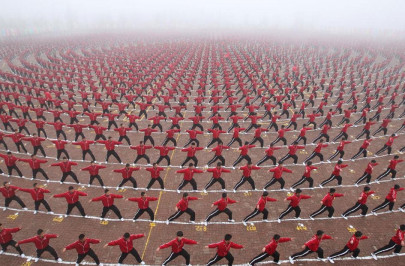 13 spectacular pictures of the art of shaolin