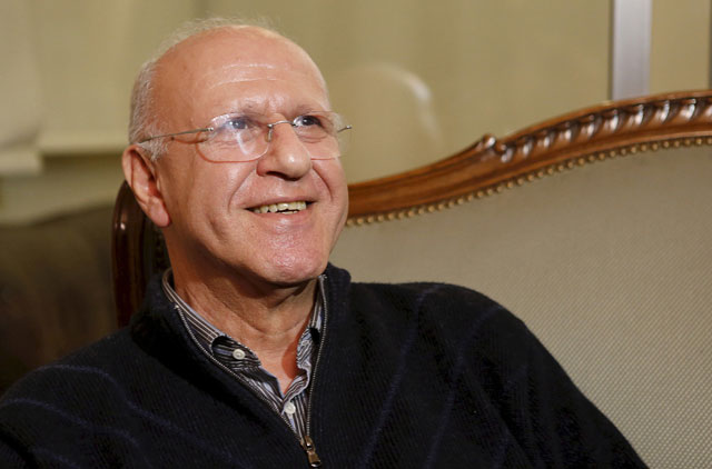 former lebanese information minister michel samaha smiles at his house after being released in beirut lebanon in this january 14 2016 file photo photo reuters