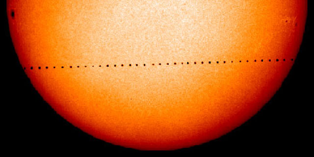 the tiniest planet mercury will travel in front of the sun in may photo nasa