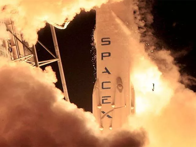 the rocket launched from cape canaveral florida at 6 36 pm photo reuters