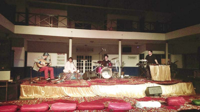 the concert saw an unusual yet pleasant blend of french pop and qawwali photo express