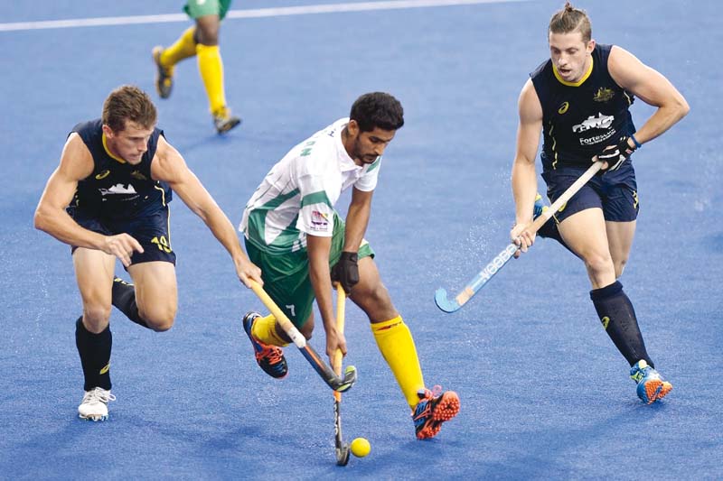 pakistan lost their second successive game of the tournament as australia followed new zealand s 5 3 thrashing with a 4 0 rout photo courtesy malaysian hockey confederation
