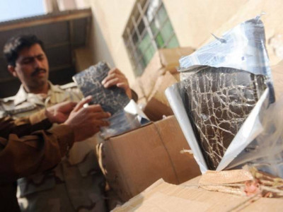 10kg of hashish seized