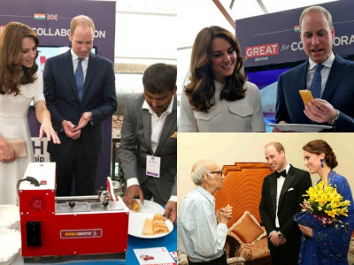 william makes dosa royal couple meet top indian fan