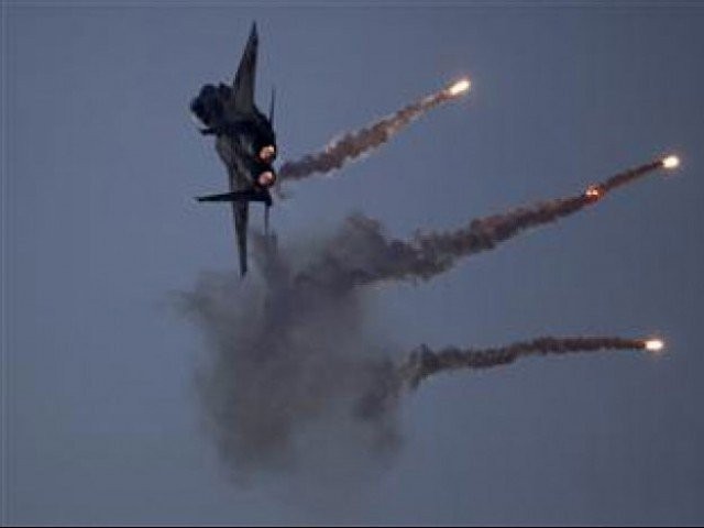 terrorist hideouts were also destroyed in air strikes near barmand area of north waziristan says ispr photo afp