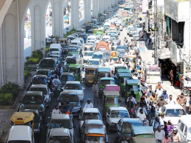 traders say solution to traffic congestion on murree road is to build alternate roads like the leh expressway photo file