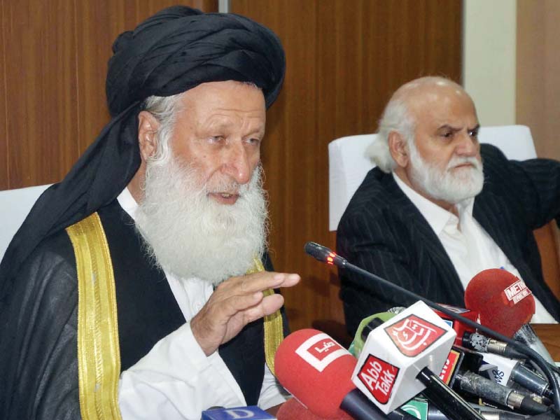 cii chairman maulana sheerani addressing a news conference photo inp