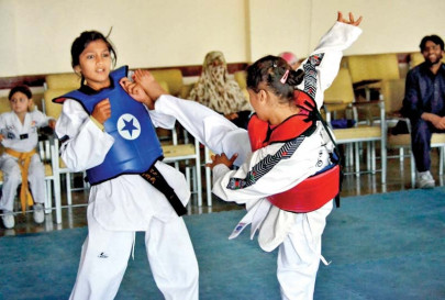 women inter district games team from swat clinches first position