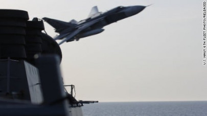 russia jets make simulated attack passes near us destroyer us russia jets make simulated attack passes near us destroyer us