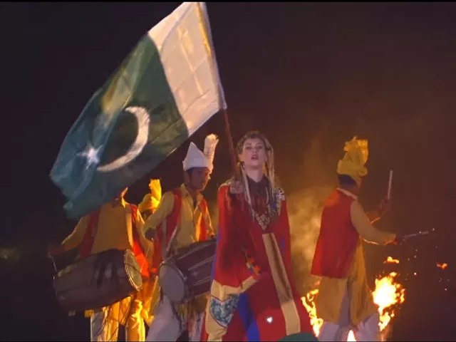 pakistani musicians talal qureshi and adil omar make an appearance in the video as well photo screengrab pakistani musicians talal qureshi and adil omar make an appearance in the video as well photo screengrab