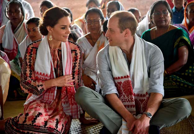 britain 039 s prince william and his wife catherine the duchess of cambridge visit a quot namghar quot an assamese site of congregational worship in panbari village in kaziranga in the northeastern state of assam india april 13 2016 reuters