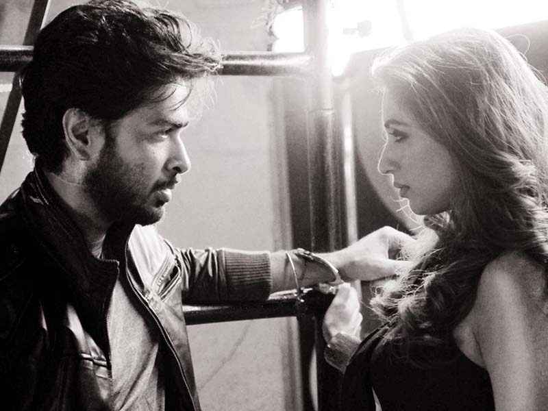 the video will show shehzad romancing iman ali photo file