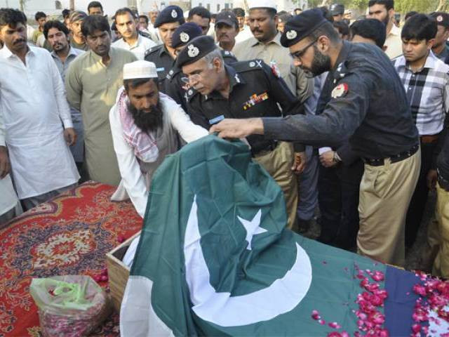 igp punjab attends the funeral of martyred police personnel six policemen were martyred during the operation photo inp igp punjab attends the funeral of martyred police personnel six policemen were martyred during the operation photo inp