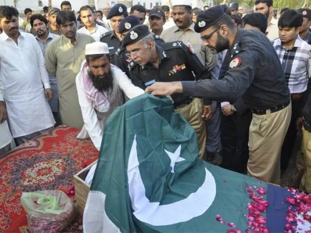 igp punjab attends the funeral of martyred police personnel six policemen were martyred during the operation photo inp igp punjab attends the funeral of martyred police personnel six policemen were martyred during the operation photo inp