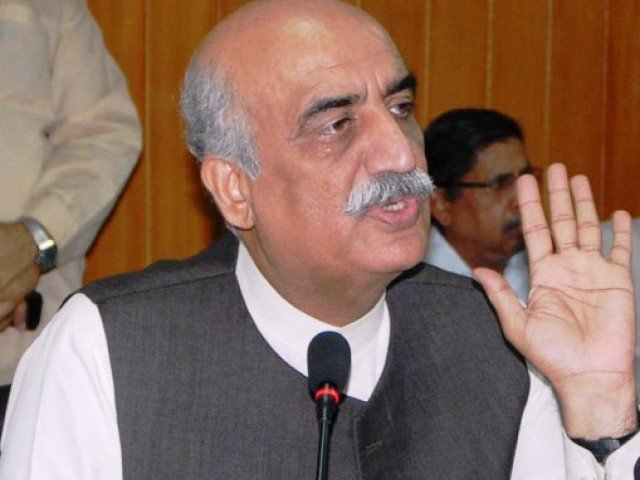 leader of the opposition in the national assembly khursheed shah photo pid
