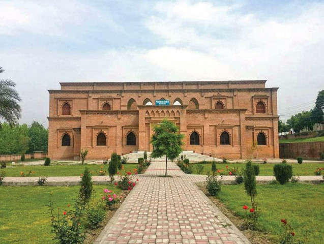 the library and museum at ghani dheri complex has been neglected by the k p government for years photo express the library and museum at ghani dheri complex has been neglected by the k p government for years photo express