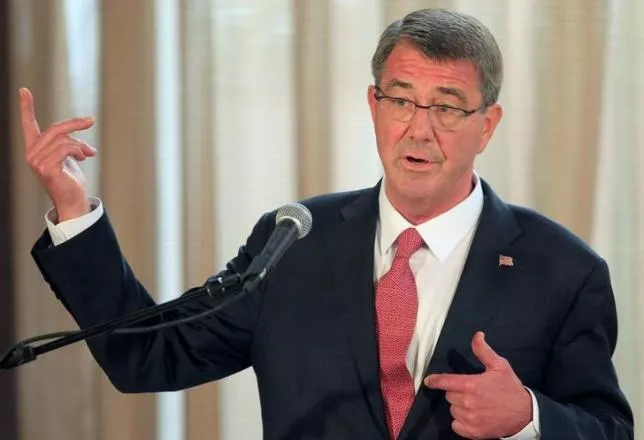 visiting u s defense secretary ash carter gestures during a joint press conference with his filipino counterpart voltaire gazmin not pictured at the presidential palace in manila april 14 2016 photo reuters visiting u s defense secretary ash carter gestures during a joint press conference with his filipino counterpart voltaire gazmin not pictured at the presidential palace in manila april 14 2016 photo reuters